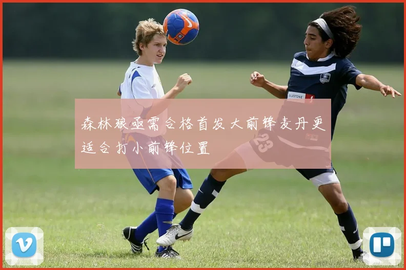森林狼亟需合格首发大前锋麦丹更适合打小前锋位置